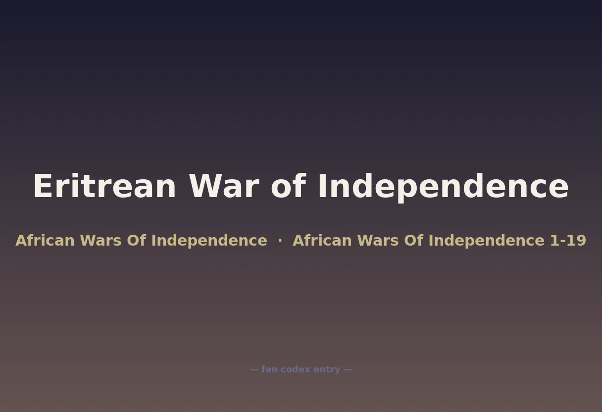 Eritrean War of Independence