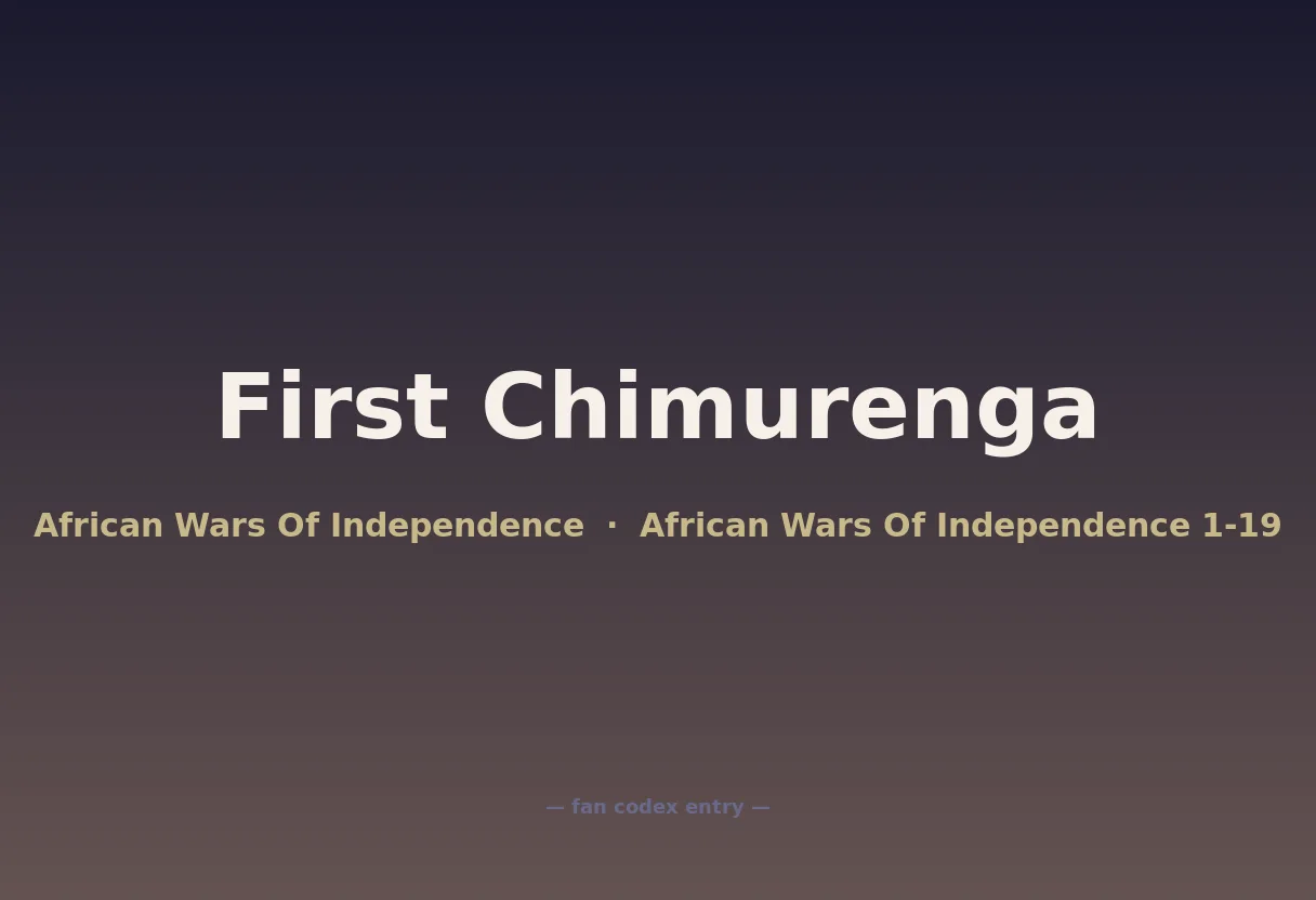 First Chimurenga