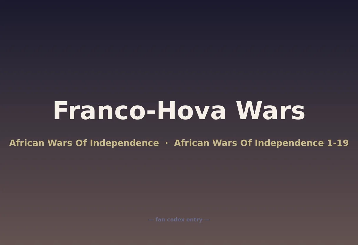 Franco-Hova Wars