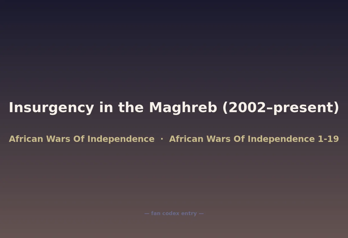 Insurgency in the Maghreb (2002–present)
